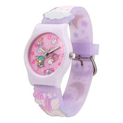 Lookhaa Unicorn 3D Cartoon Strap Analog Watch For Kids  - Perple