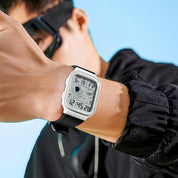 Lookhaa Unisex Digital Sports Watch with Luminous Display Waterproof  WristWatch For Kids - Black