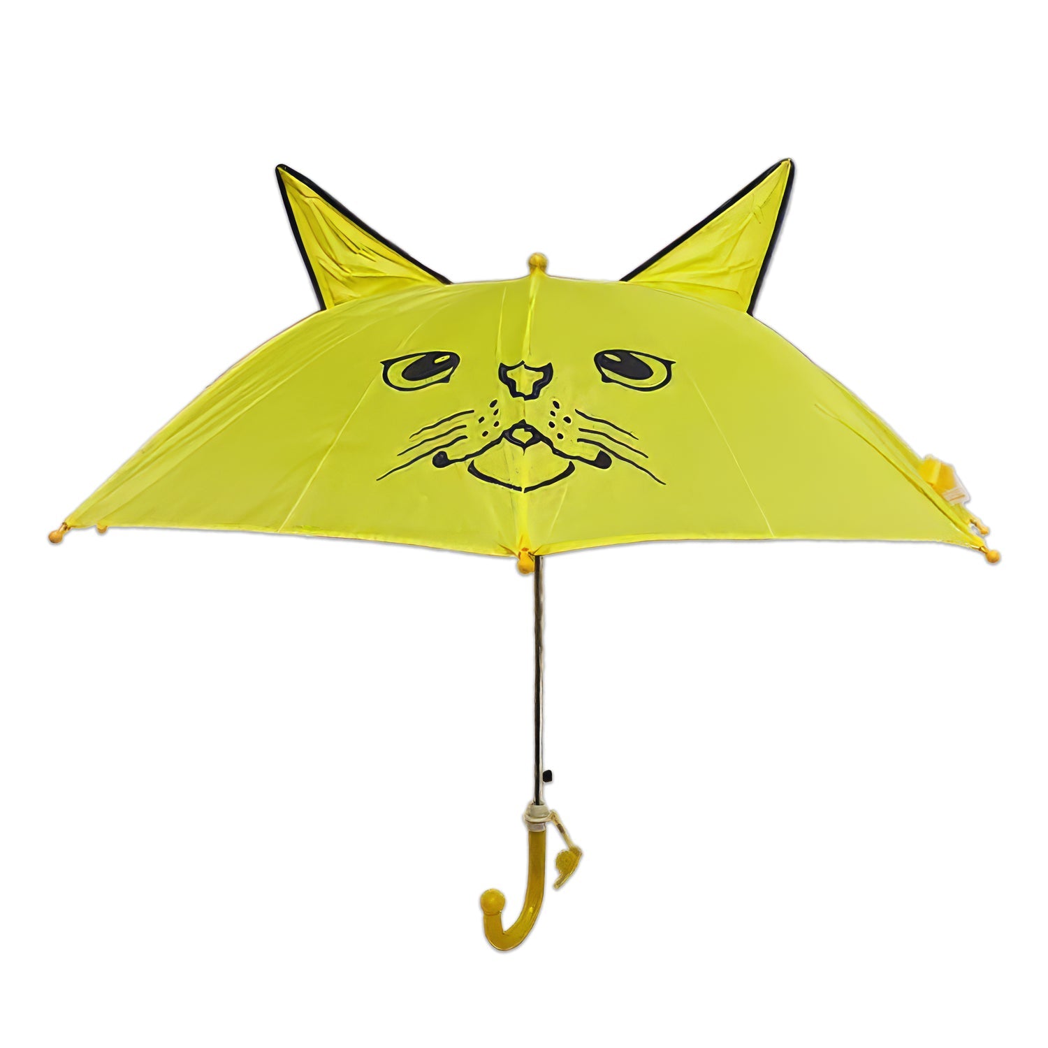 Lookhaa Kids Umbrella Colorful, Safe & Fun Lightweight, Easy-Open, Windproof Rainy Day Umbrella (Yellow) lookhaa