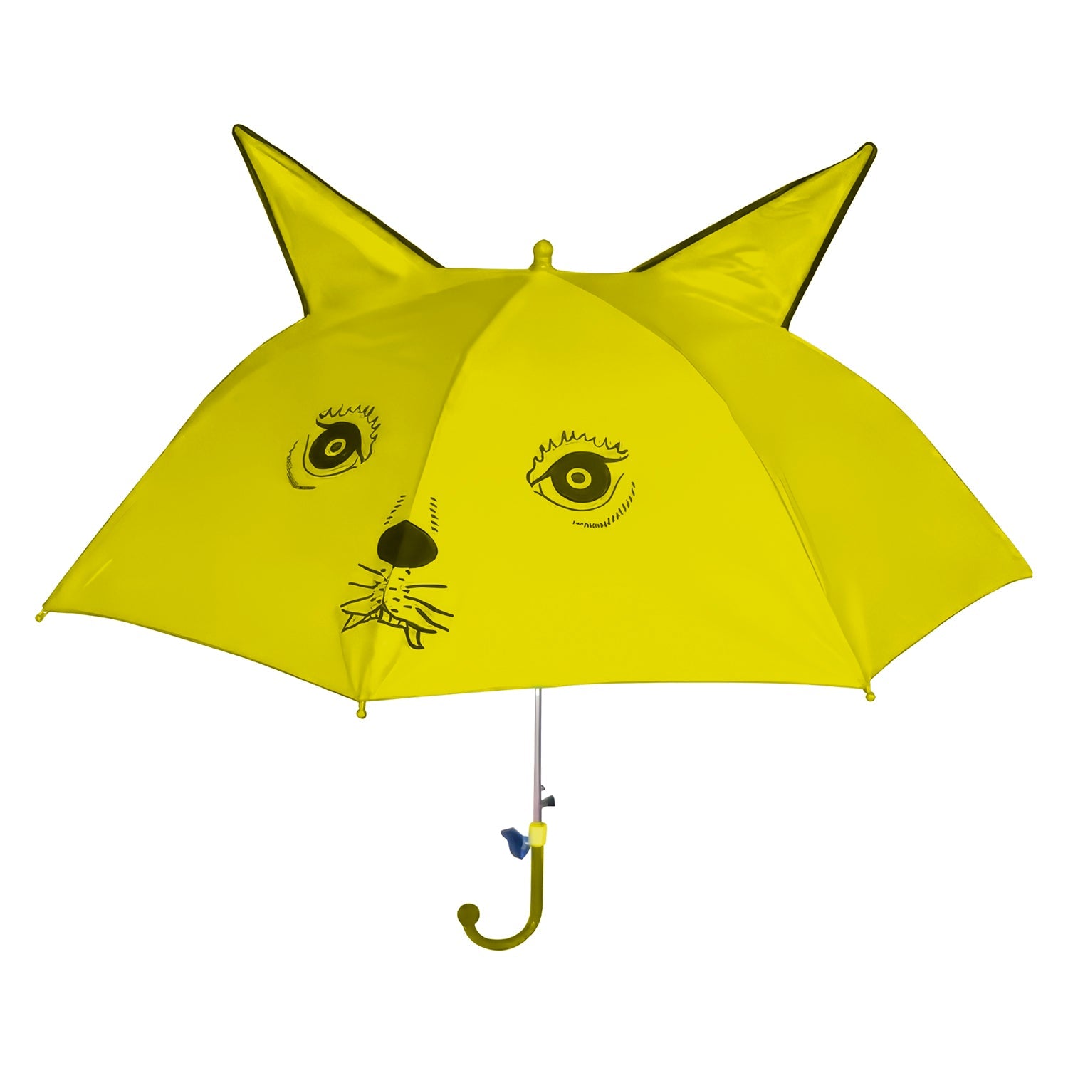 Lookhaa Kids Umbrella Colorful, Safe & Fun Lightweight, Easy-Open, Windproof Rainy Day Umbrella (Yellow) lookhaa