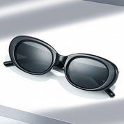 Lookhaa Oval Fashion Frame & 100% UV protected lenses Sunglasses for Kids - Black