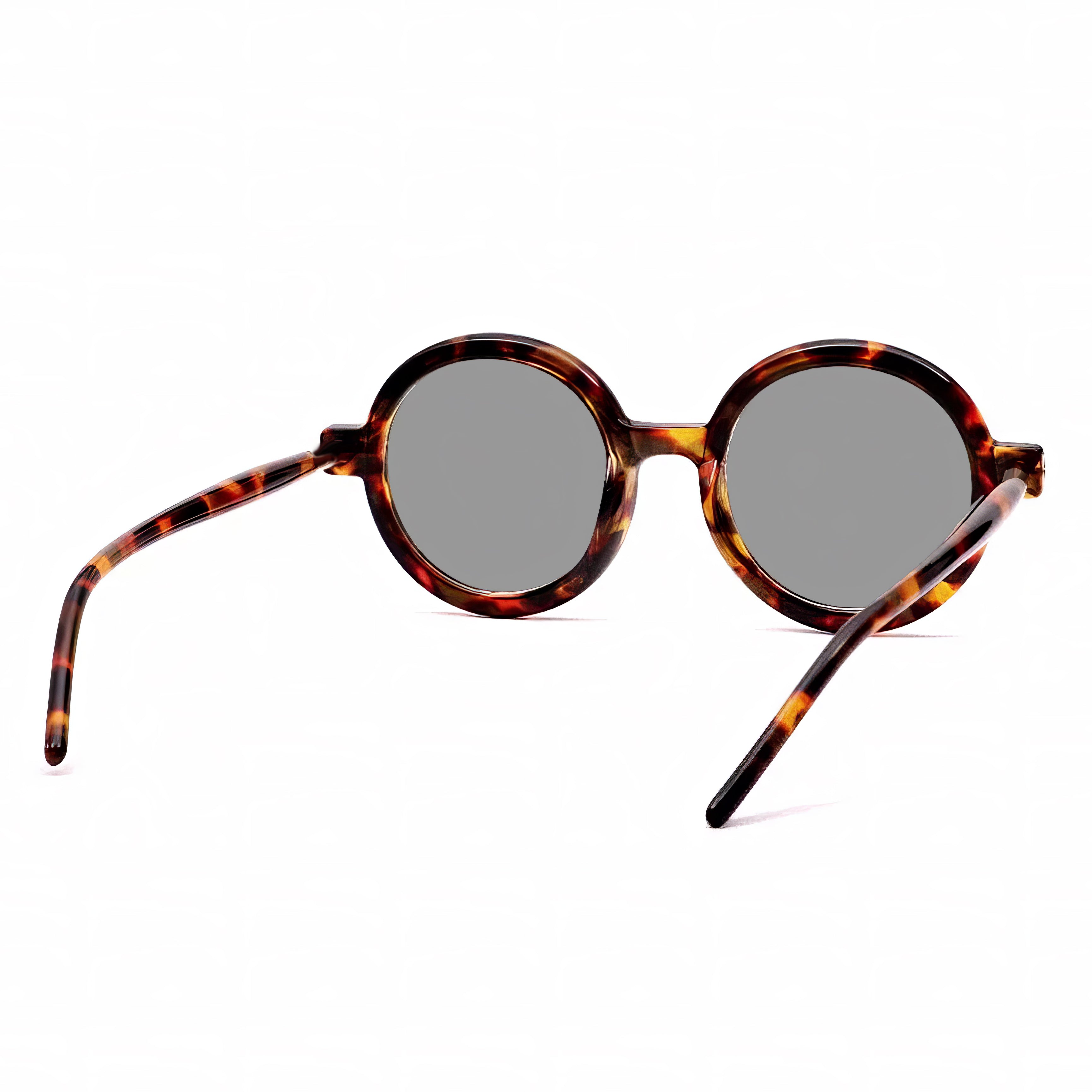 Lookhaa Full Rim Round Trendy UV Protected Style Sunglasses For Kids ( Tortoise)