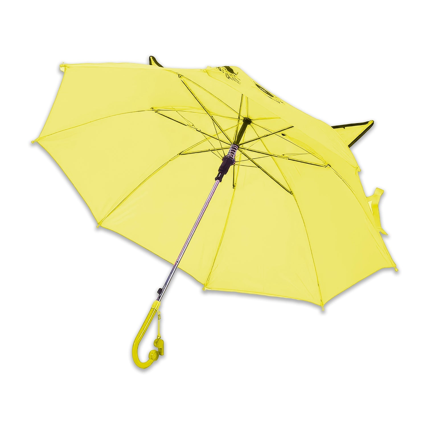 Lookhaa Kids Umbrella Colorful, Safe & Fun Lightweight, Easy-Open, Windproof Rainy Day Umbrella (Yellow) lookhaa