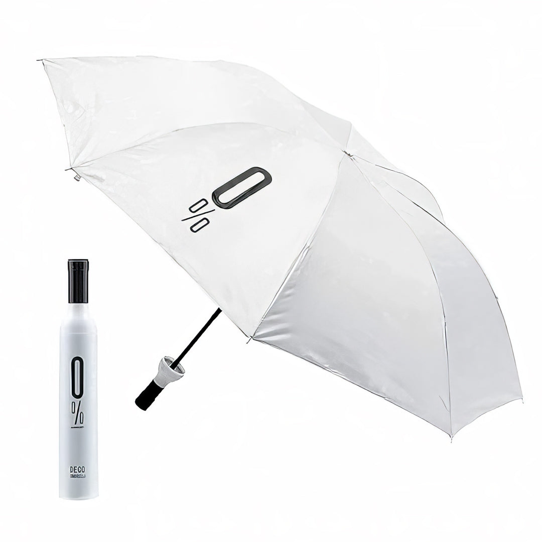 Lookhaa Folding Portable Umbrella with Bottle Cover for UV Protection & Rain Umbrella Mini Travel (Pack of 1) mini travel umbrella