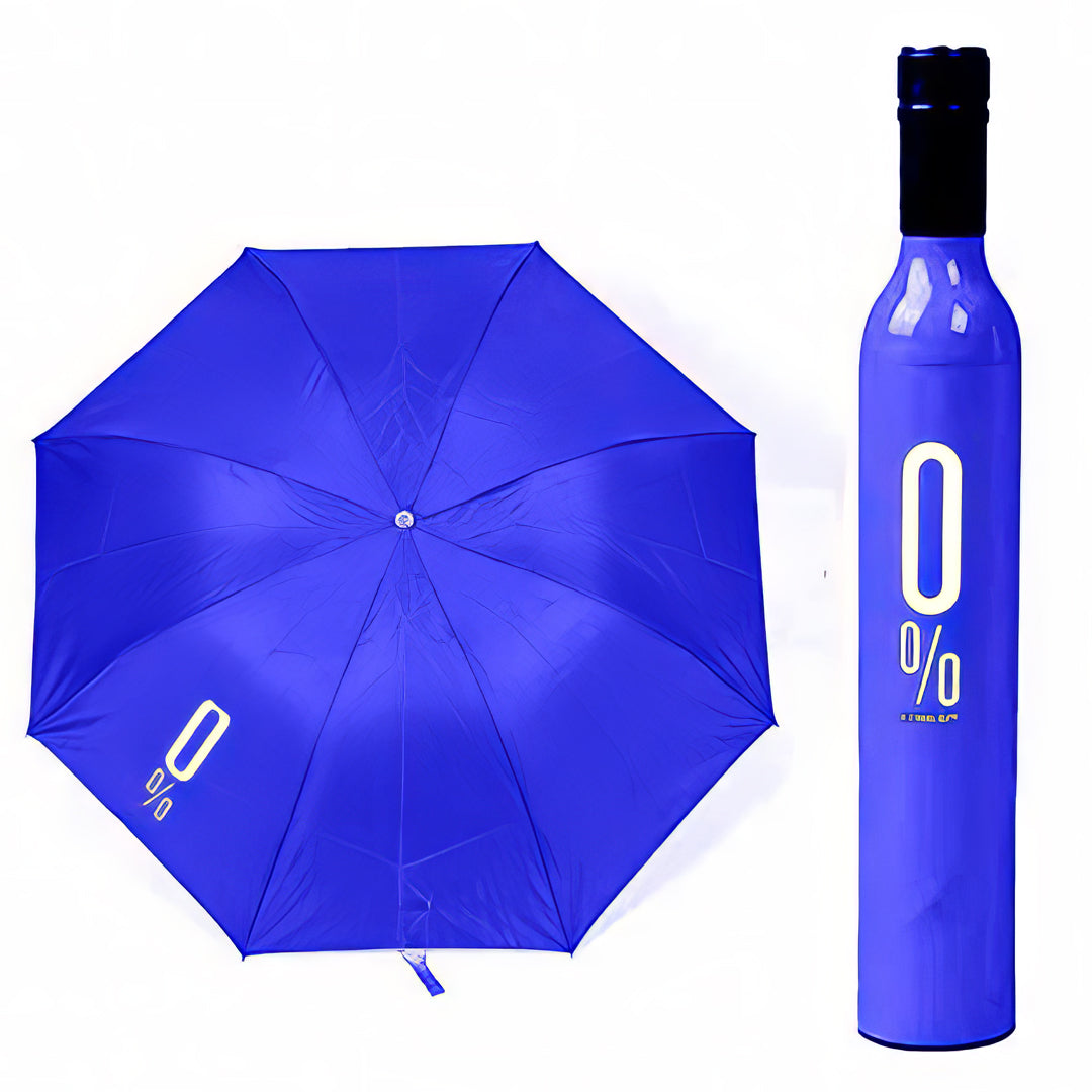 Lookhaa Folding Portable Umbrella with Bottle Cover for UV Protection & Rain Umbrella Mini Travel (Pack of 1) mini travel umbrella