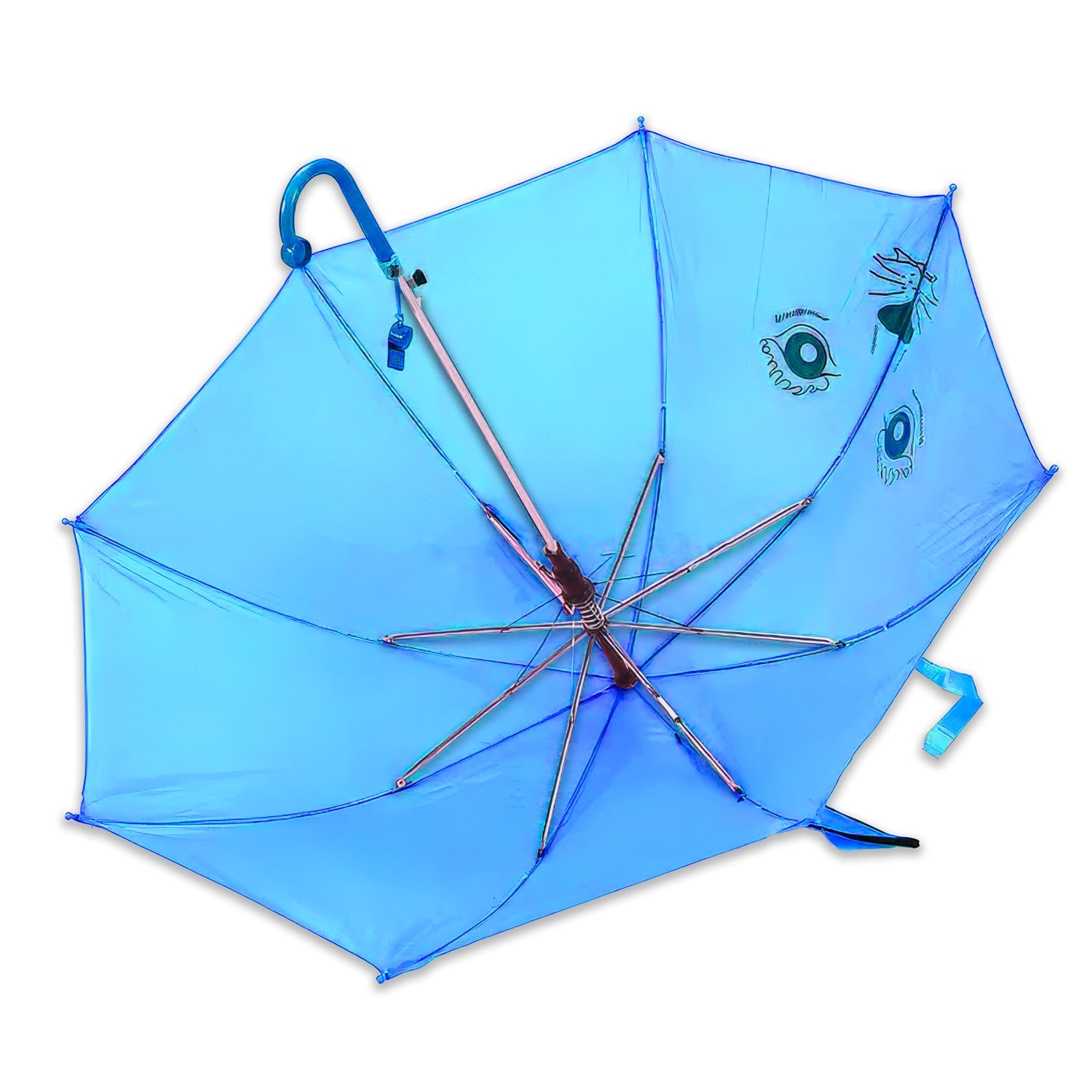 Lookhaa Kids Umbrella Colorful, Safe & Fun Lightweight, Easy-Open, Windproof Rainy Day Umbrella (Yellow) (Copy) lookhaa