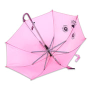 Lookhaa Kids Umbrella Colorful, Safe & Fun Lightweight, Easy-Open, Windproof Rainy Day Umbrella  - Pink lookhaa