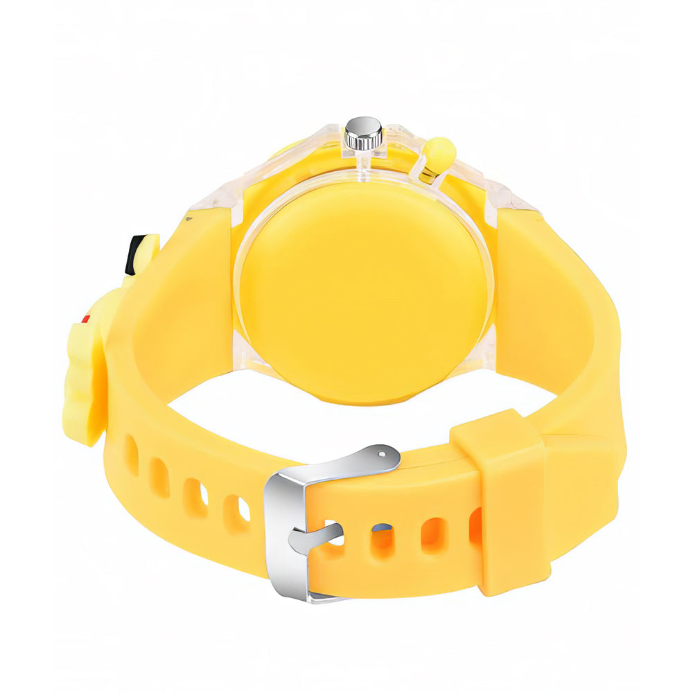 Lookhaa Cartoon Bunny Watch Analog Light Watch for Kids Boys & Girls - Yellow