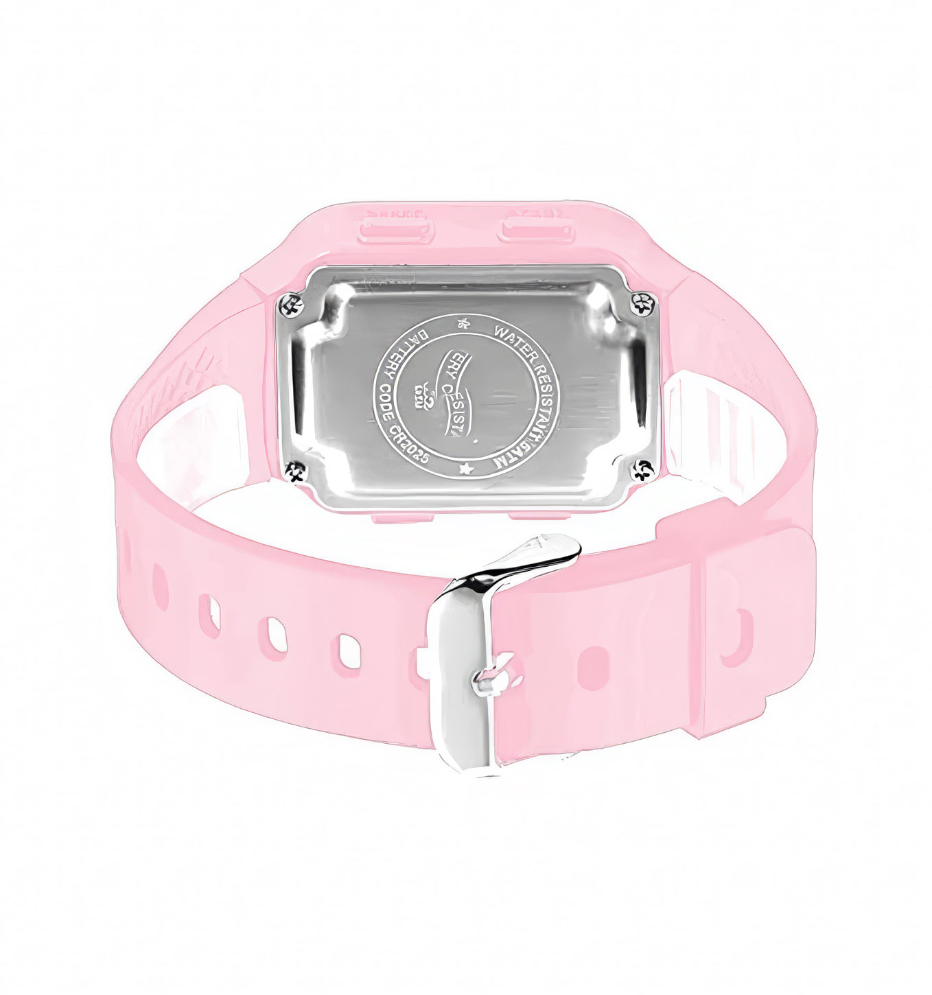 Lookhaa Unisex Digital Sports Watch with Luminous Display Waterproof  WristWatch For Kids - Pink