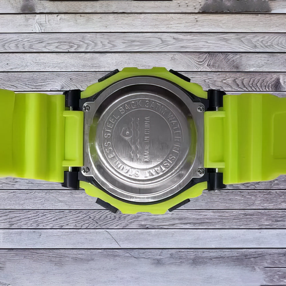 Lookhaa Digital Multi Function Kids Sports Watch - Lime Green