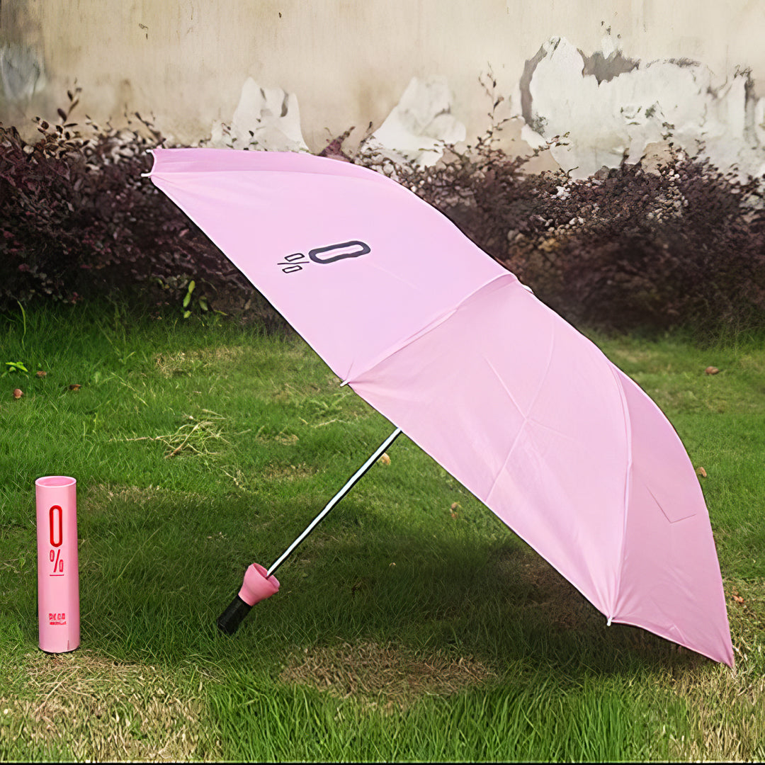 Lookhaa Folding Portable Umbrella with Bottle Cover for UV Protection & Rain Umbrella Mini Travel (Pack of 1) mini travel umbrella