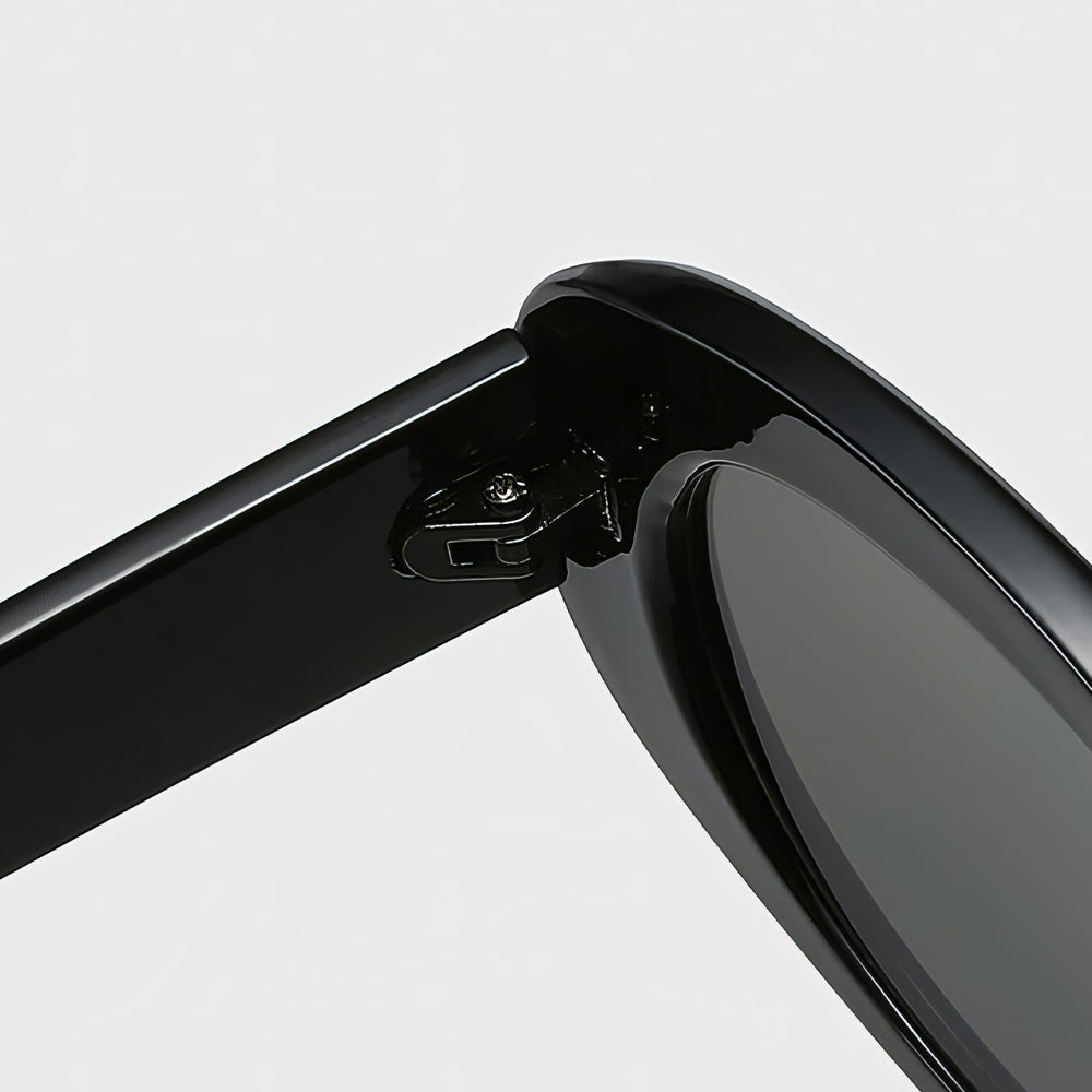 Lookhaa Oval Fashion Frame & 100% UV protected lenses Sunglasses for Kids - Black