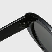 Lookhaa Oval Fashion Frame & 100% UV protected lenses Sunglasses for Kids - Black