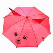 Lookhaa Kids Umbrella Colorful, Safe & Fun Lightweight, Easy-Open, Windproof Rainy Day Umbrella  - Red lookhaa