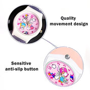 Lookhaa Unicorn 3D Cartoon Strap Analog Watch For Kids  - Perple