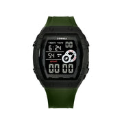 Lookhaa Kids Digital Multi Functional Watch Outdoor Waterproof Date Luminous LED Digital Watch For Boy - Green lookhaa