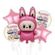 kids birthday decoration, cartoon foil balloon, bunny balloon set, cute animal party décor, baby shower balloons, kids cartoon theme decoration, metallic foil balloon, helium party balloons, reusable foil balloons, kids room décor