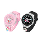 Lookhaa Kids Combo Panda and Kitty Character Analog Disco Lights Watch lookhaa