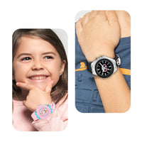 Lookhaa Kids Combo Panda and Kitty Character Analog Disco Lights Watch lookhaa