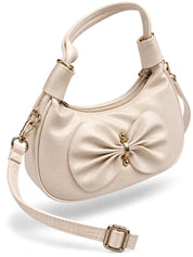 LOOKHAA Premium Elegance Chic Bow Solid Handheld Bag lookhaa