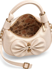 LOOKHAA Premium Elegance Chic Bow Solid Handheld Bag lookhaa