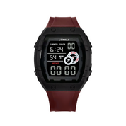 Lookhaa Kids Digital Multi Functional Watch Outdoor WaterprooDate Luminous LED Digital Watch For Boy - Red lookhaa
