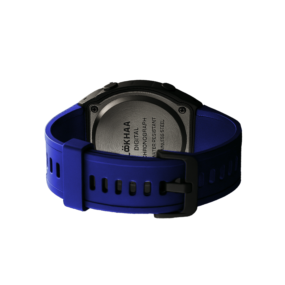 Lookhaa Kids Digital Multi Functional Watch Outdoor Waterproof Date Luminous LED Digital Watch For Boy - Blue lookhaa