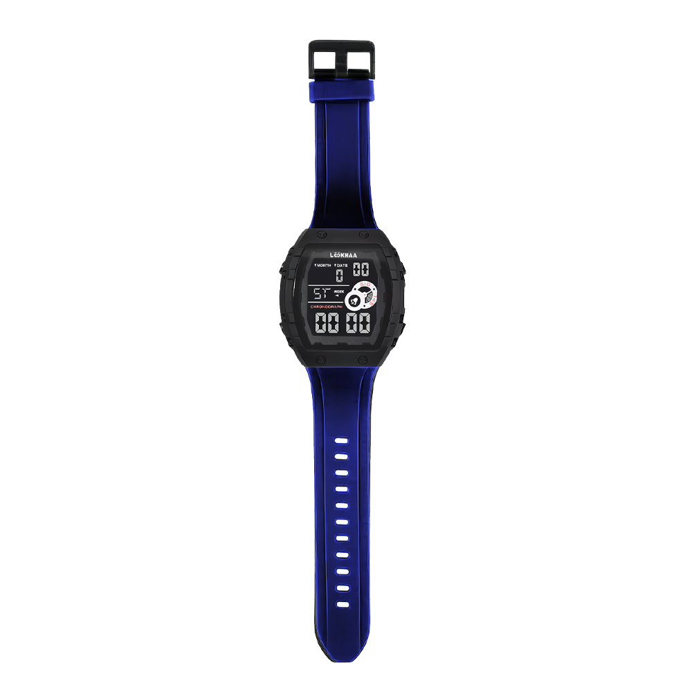 Lookhaa Kids Digital Multi Functional Watch Outdoor Waterproof Date Luminous LED Digital Watch For Boy - Blue lookhaa