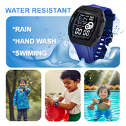 Lookhaa Kids Digital Multi Functional Watch Outdoor Waterproof Date Luminous LED Digital Watch For Boy - Blue lookhaa