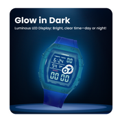 Lookhaa Kids Digital Multi Functional Watch Outdoor Waterproof Date Luminous LED Digital Watch For Boy - Blue lookhaa