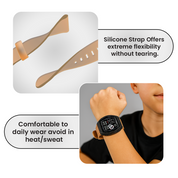 Lookhaa Kids Digital Multi Functional Watch Outdoor Waterproof Date Luminous LED Digital Watch For Boy - Cream lookhaa
