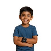 Lookhaa Kids Digital Multi Functional Watch Outdoor Waterproof Date Luminous LED Digital Watch For Boy - Cream lookhaa