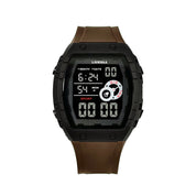 Lookhaa Kids Digital Multi Functional Watch Outdoor Waterproof Date Luminous LED Digital Watch For Boy - Brown lookhaa
