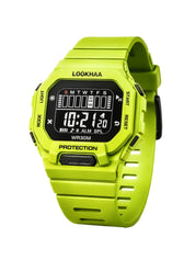 LOOKHAA Kids Solid Digital Sports Watch - Green lookhaa