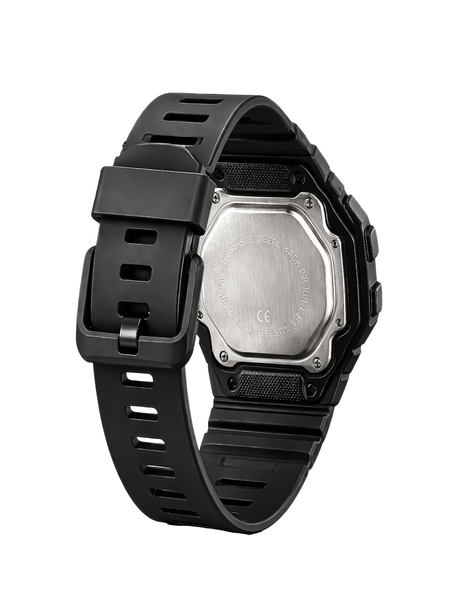 LOOKHAA Kids Solid Digital Sports Watch - Black lookhaa
