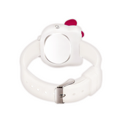 LOOKHAA Babykitty White Analog Watch for Girls Kids with Cute Bow lookhaa