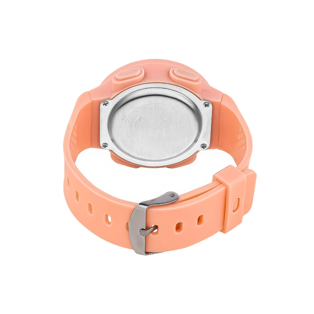 LOOKHAA Solid Digital Sports Watch - Orange lookhaa