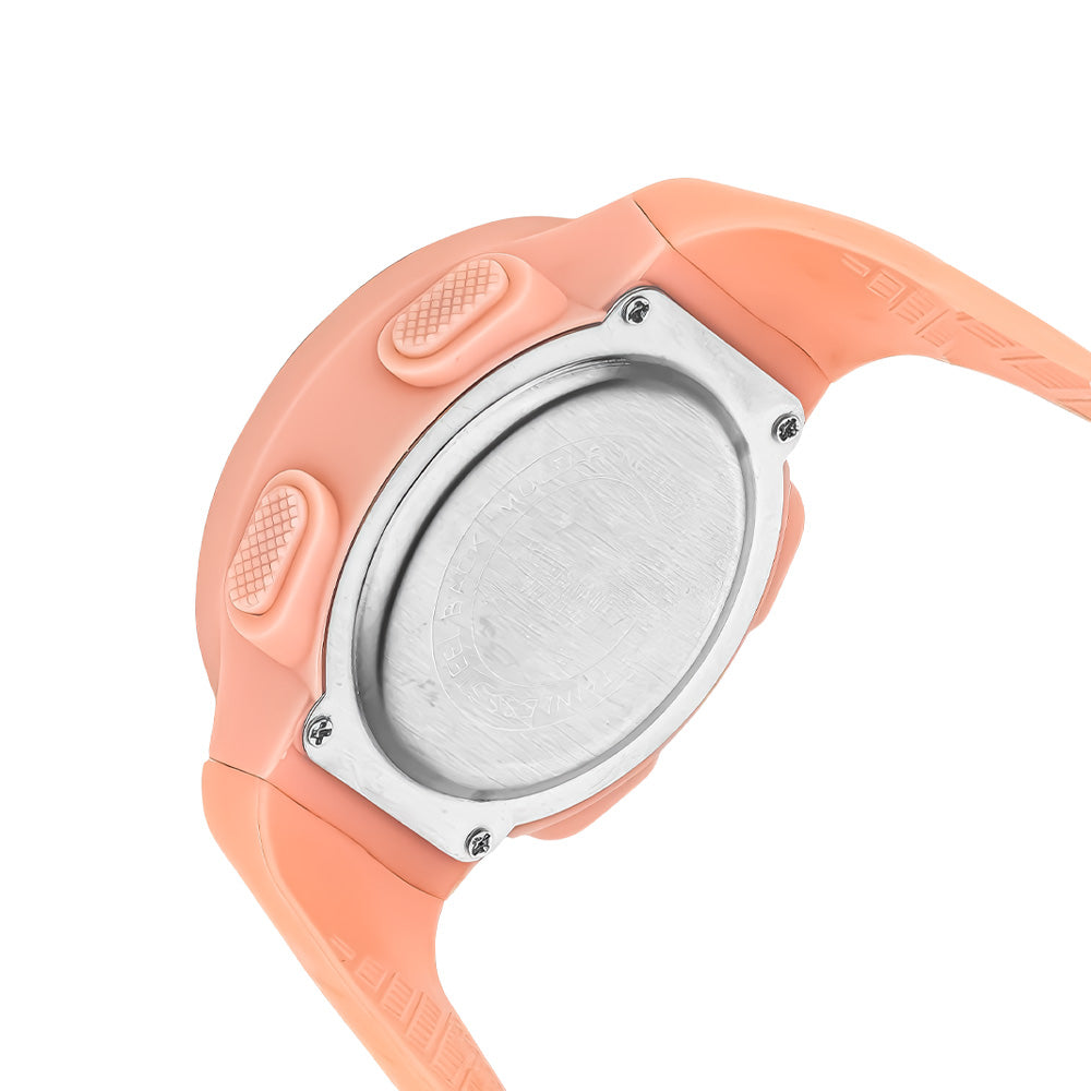 LOOKHAA Solid Digital Sports Watch - Orange lookhaa