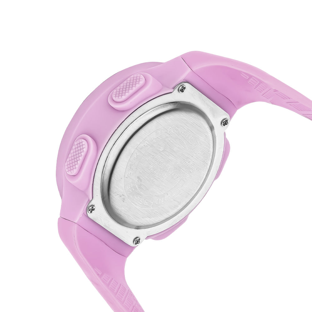LOOKHAA Solid Digital Sports Watch - Purple lookhaa