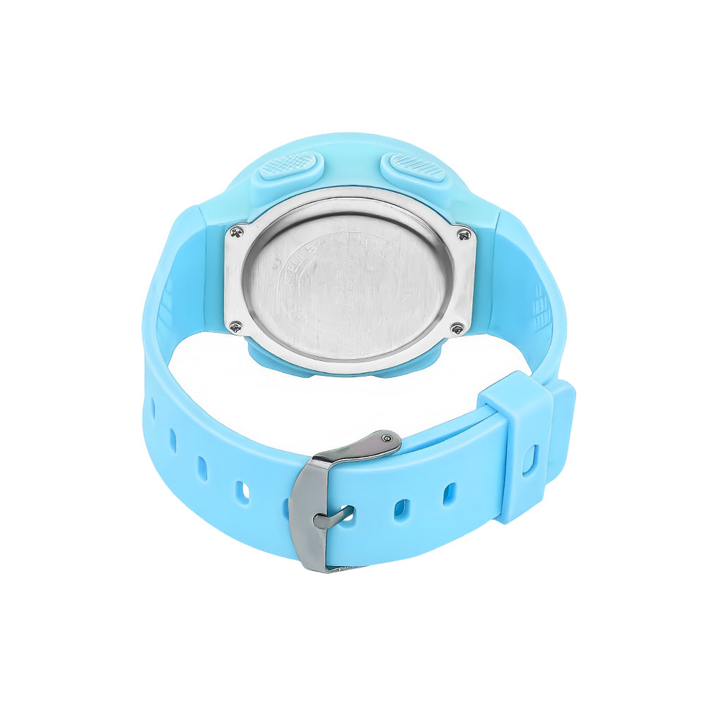 LOOKHAA Solid Digital Sports Watch - Blue lookhaa