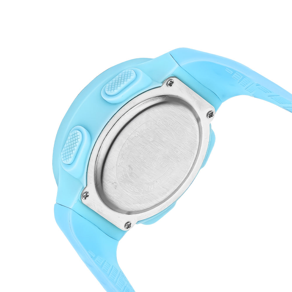 LOOKHAA Solid Digital Sports Watch - Blue lookhaa