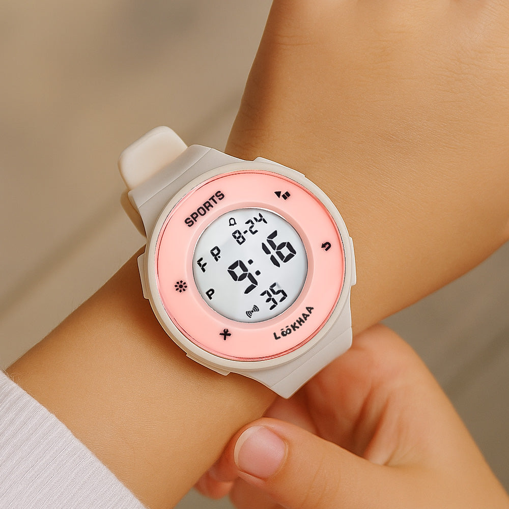 LOOKHAA Solid Digital Sports Watch - Multi lookhaa