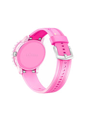 LOOKHAA Kids 3D Cartoon My Melody Multi Color Analog LED Lights Watch for Girls Kids- Pink lookhaa