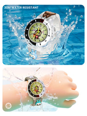 LOOKHAA Kids 3D Cartoon My Melody Multi Color Analog LED Lights Watch for Girls Kids- Black lookhaa
