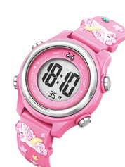 LOOKHAA Kids Stylish 3D Pink Unicorn Digital LED Sport Watch - Pink lookhaa