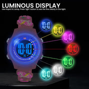 LOOKHAA Kids Stylish 3D Pink Unicorn Digital LED Sport Watch - Pink lookhaa