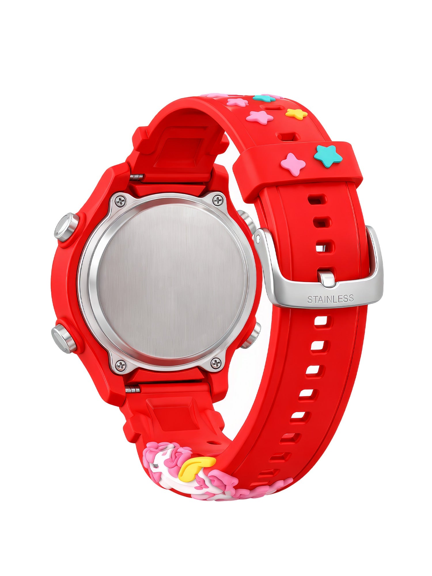 LOOKHAA Kids Stylish 3D Red Unicorn Digital LED Sport Watch - Red lookhaa