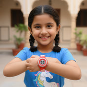 LOOKHAA Kids Stylish 3D Red Unicorn Digital LED Sport Watch - Red lookhaa