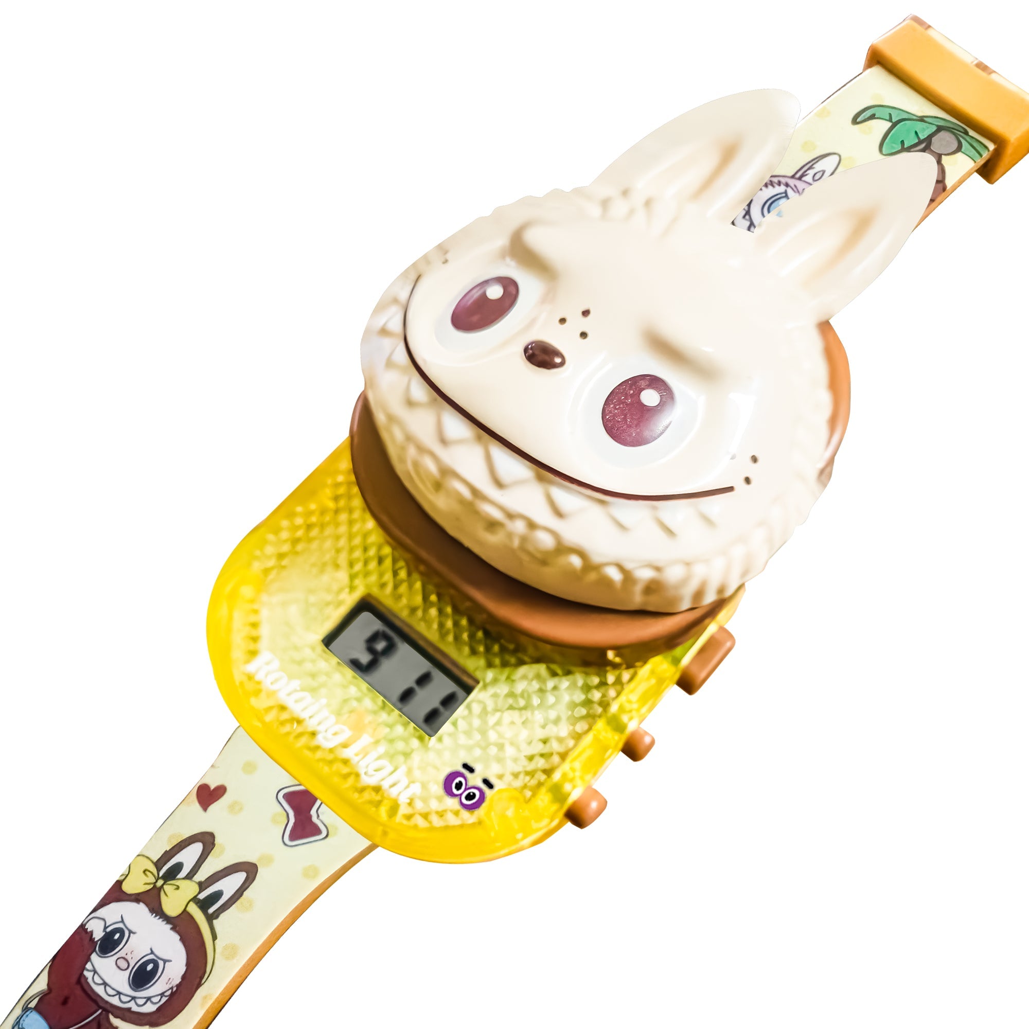 LOOKHAA Kids Labubu Cartoon Character Multicolor LED Digital Watch for Unisex Kids  lookhaa
