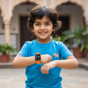 LOOKHAA Kids Sporty Style Digital  Sport Wrist Watch - Orange lookhaa